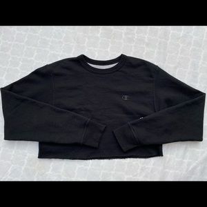CROPPED CHAMPION CREWNECK